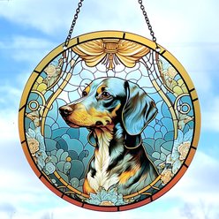 d'ears Dachshund Suncatcher slide 2 of 2