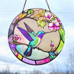 d'ears Ruby Throated Hummingbird Suncatcher slide 2 of 2