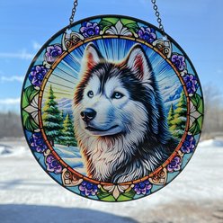 d'ears Siberian Husky Suncatcher slide 2 of 2