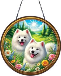 d'ears Samoyed Dog Suncatcher