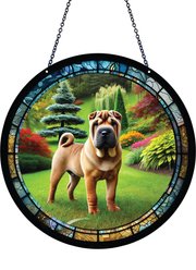 d'ears Chinese Shar-pei Suncatcher