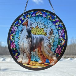 d'ears Afghan Hound Suncatcher slide 2 of 3