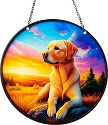 d'ears Yellow Lab Suncatcher