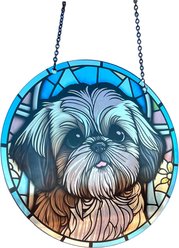 d'ears Shih Tu Suncatcher