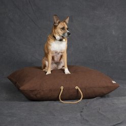 Found My Animal Waxed Cotton Canvas Pillow Dog Bed, Cinnamon, Medium slide 2 of 4