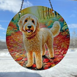 d'ears Golden Doodle Fall Suncatcher slide 2 of 2