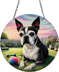 d'ears Boston Terrier Suncatcher