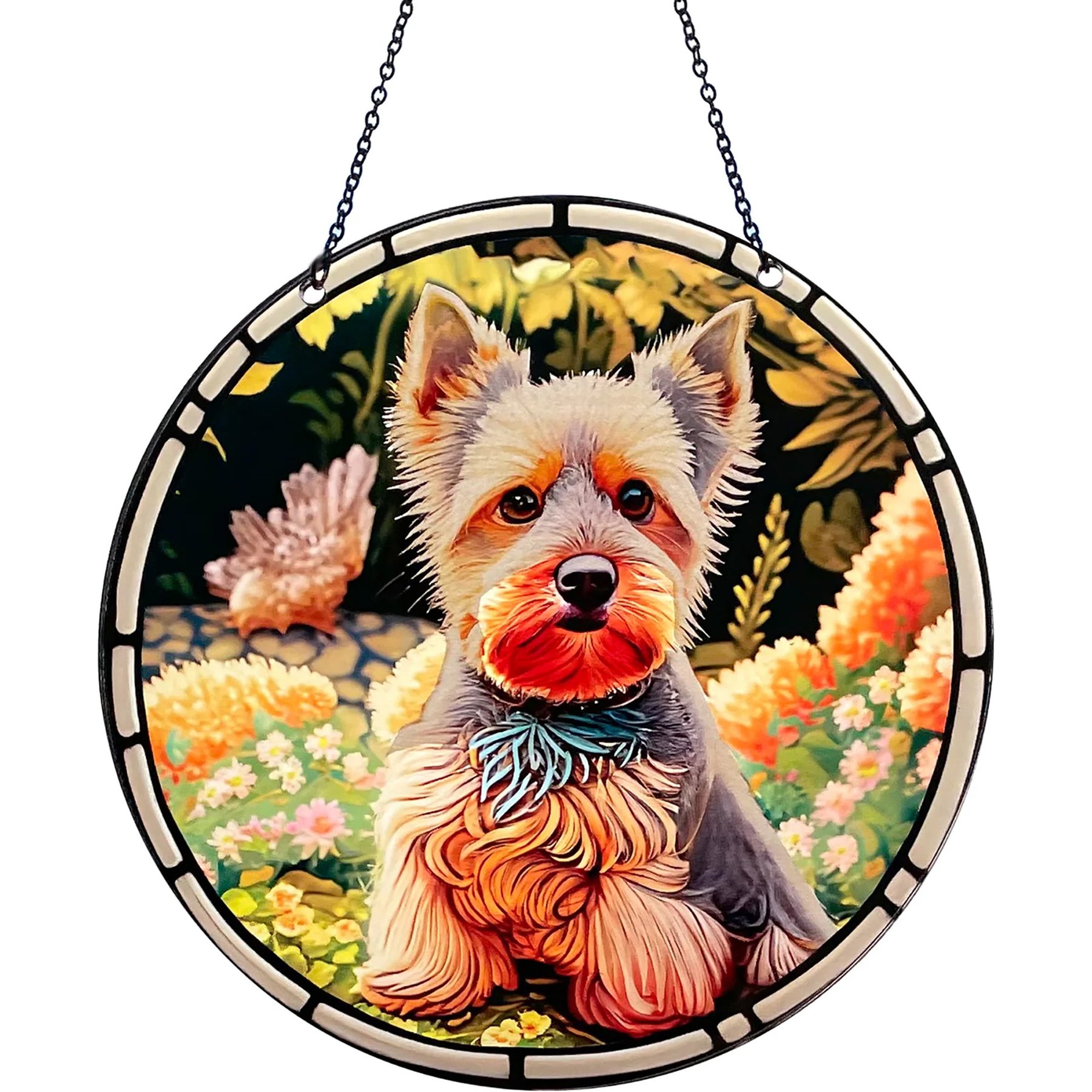 d'ears Norwich Terrier Suncatcher