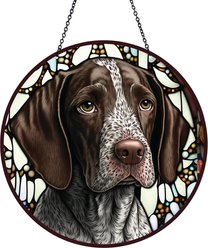 d'ears German Shorthair Pup Suncatcher