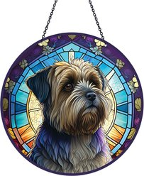 d'ears Yorkshire Terrier Colorful Suncatcher