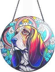 d'ears Bassett Hound Suncatcher