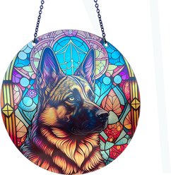 d'ears German Shepherd Suncatcher