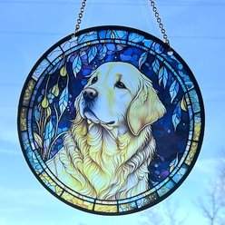d'ears Golden Retriever Suncatcher slide 2 of 2