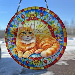 d'ears Orange Tabby Suncatcher slide 2 of 2