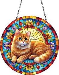 d'ears Orange Tabby Suncatcher