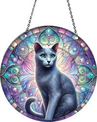 d'ears Russian Blue Cat Suncatcher
