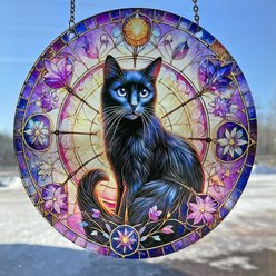 d'ears Black Cat Suncatcher slide 2 of 2