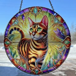d'ears Bengal Cat Suncatcher slide 2 of 2