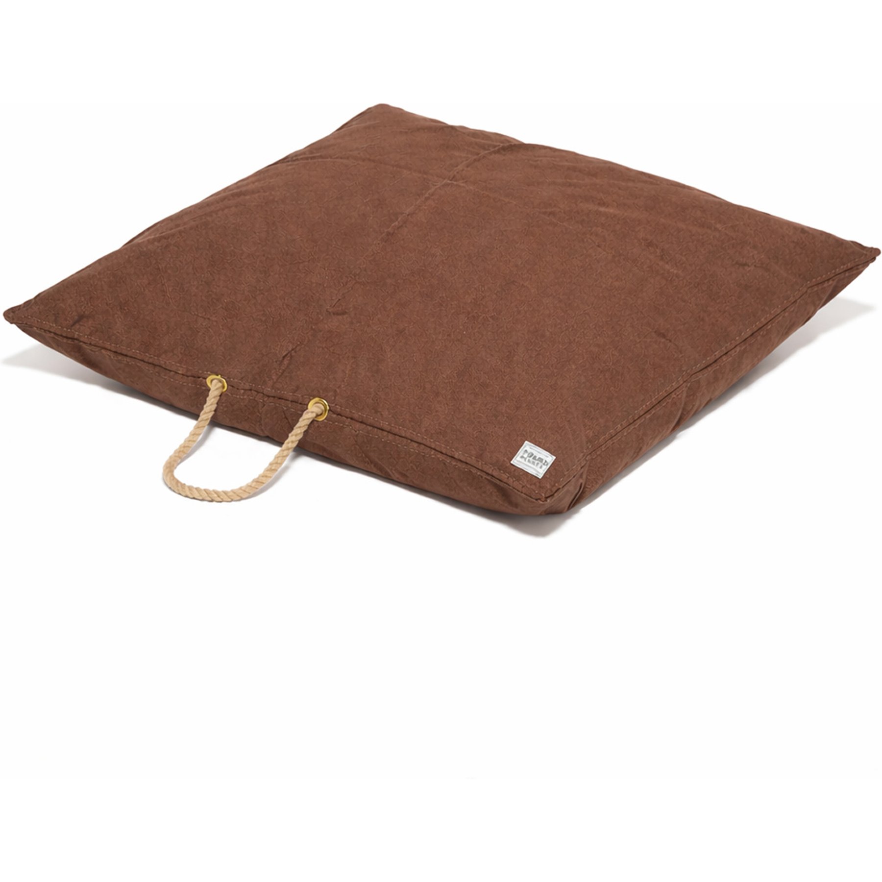 Found My Animal Waxed Cotton Canvas Pillow Dog Bed, Cinnamon, Large