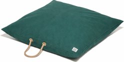 Found My Animal Waxed Cotton Canvas Pillow Dog Bed, Pine, Large