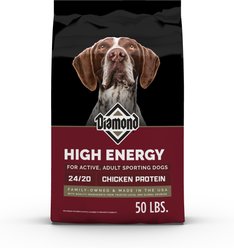 Diamond High Energy 24/20 for Highly Active, Sporting & Working Adult Dogs Dry Food, 50-lb bag
