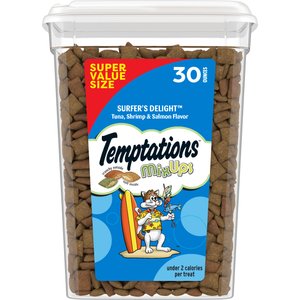 TEMPTATIONS MixUps Surfers' Delight Flavor Soft & Crunchy Cat