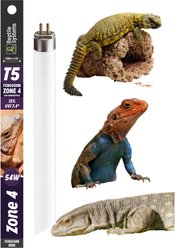 Reptile Systems T5 Ferguson Zone 4 15% HO UVB Desert Plus Reptile Lamp, 46-in, 54-watt