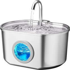 Neareal Ultra-Quiet Automatic Stainless Steel Cat Water Fountain, 74-oz slide 1 of 9