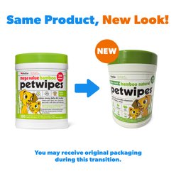 Petkin Bamboo Petwipes Dog & Cat Wipes, 200 count slide 2 of 2
