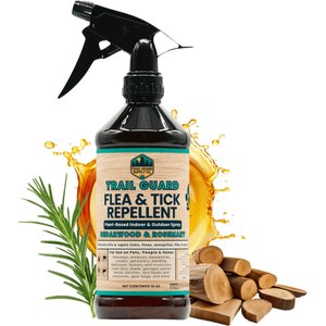 Trail Hound Pet Supply Co. Trail Guard Cedarwood & Rosemary Flea & Tick Repellent Spray for Dogs, 16-fl oz bottle