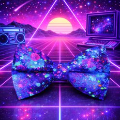 Made By Cleo Neon Nebula Adjustable Cat Collar, 8 to 13-in neck, 1/2-in wide slide 2 of 4