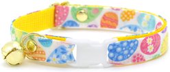 Made By Cleo Egg Hunt Adjustable Cat Collar, 8 to 13-in neck, 1/2-in wide