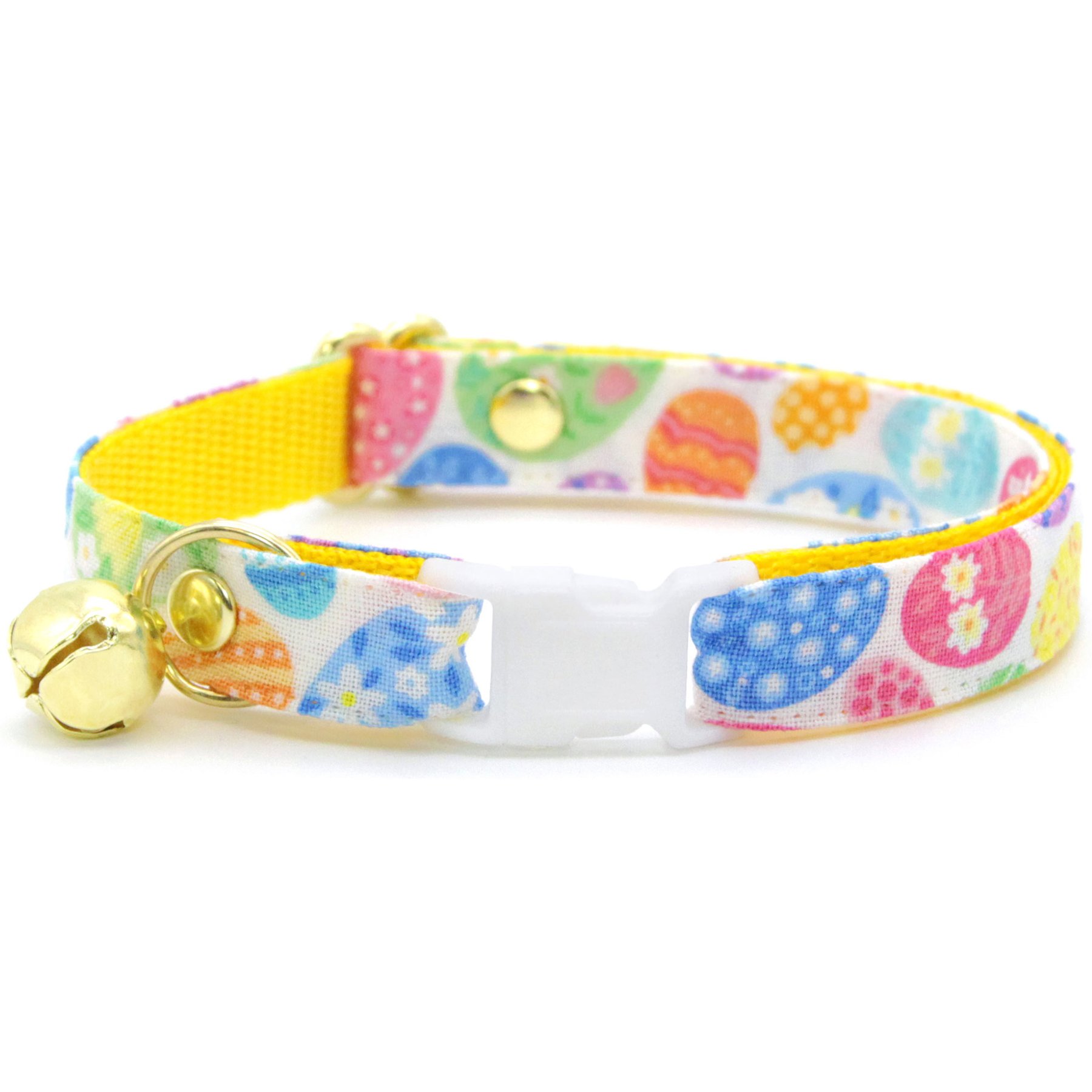 Made By Cleo Egg Hunt Adjustable Cat Collar, 8 to 13-in neck, 1/2-in wide