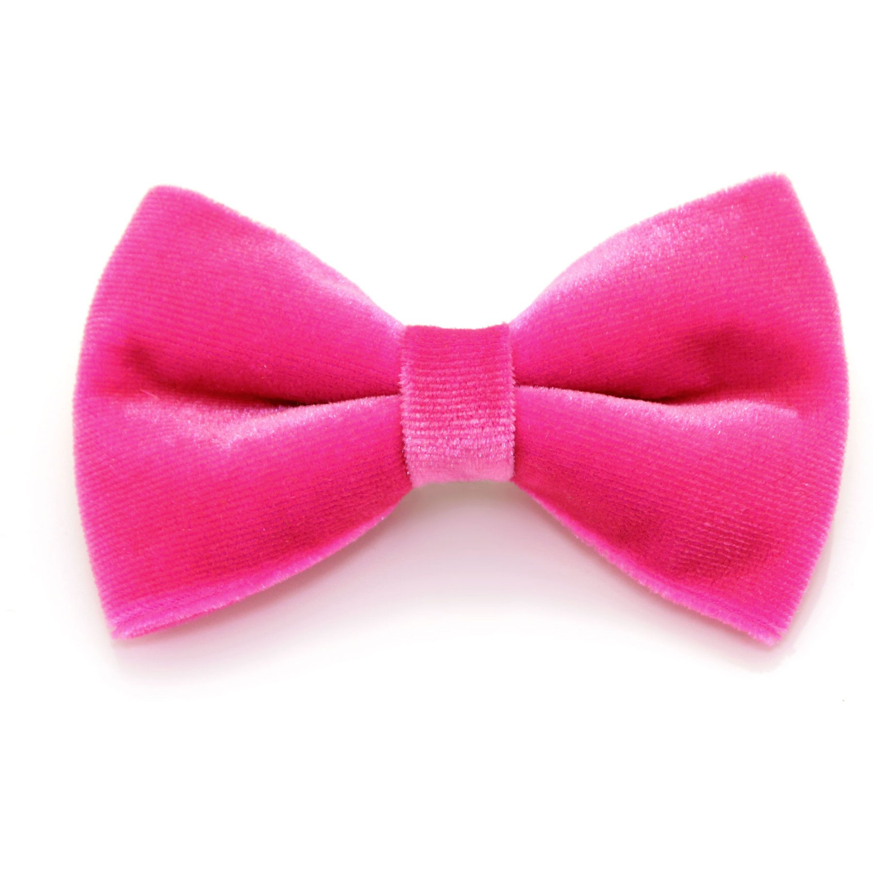 Made By Cleo Velvet Bow Tie for Small Dogs & Cats, Azalea