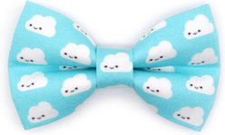 Made By Cleo Happy Clouds Bow Tie for Small Dogs & Cats slide 1 of 3