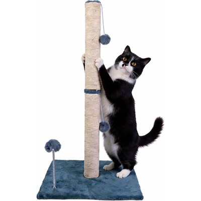 PatiencET PatiencET 32-in Basic Sisal Cat Scratching Post with Hanging Toy, Grey, Large