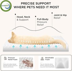 Bedsure Orthopedic Waterproof Dog & Cat Bed, Brown, Large slide 2 of 8