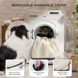 Bedsure Orthopedic Waterproof Dog & Cat Bed, Grey, Small slide 2 of 8