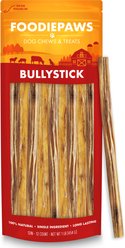Foodiepaws 12-in Beef Bully Sticks Dog Treats, 12 count