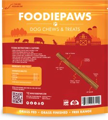 Foodiepaws 5 to 6-in Thin Beef Bully Sticks Dog Treats, 8-oz bag, 25 count slide 2 of 8