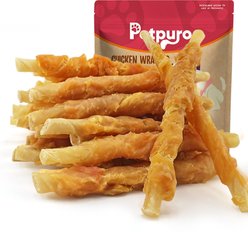 PetPuro Chicken Wrapped Rawhide Sticks Dog Treats, 10.6-oz bag slide 2 of 7