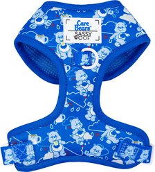 Sassy Woof Care Bears Grumpy Bear Adjustable Dog Harness, Small: 16 to 21-in chest