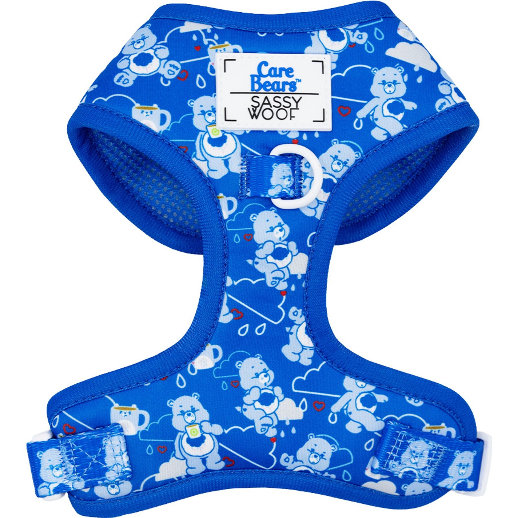 Sassy Woof Care Bears Grumpy Bear Adjustable Dog Harness, X-Small: 14 to 19-in chest