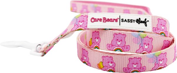 Sassy Woof Care Bears Cheer Bear Dog Leash, 5-ft long, 4/5-in wide