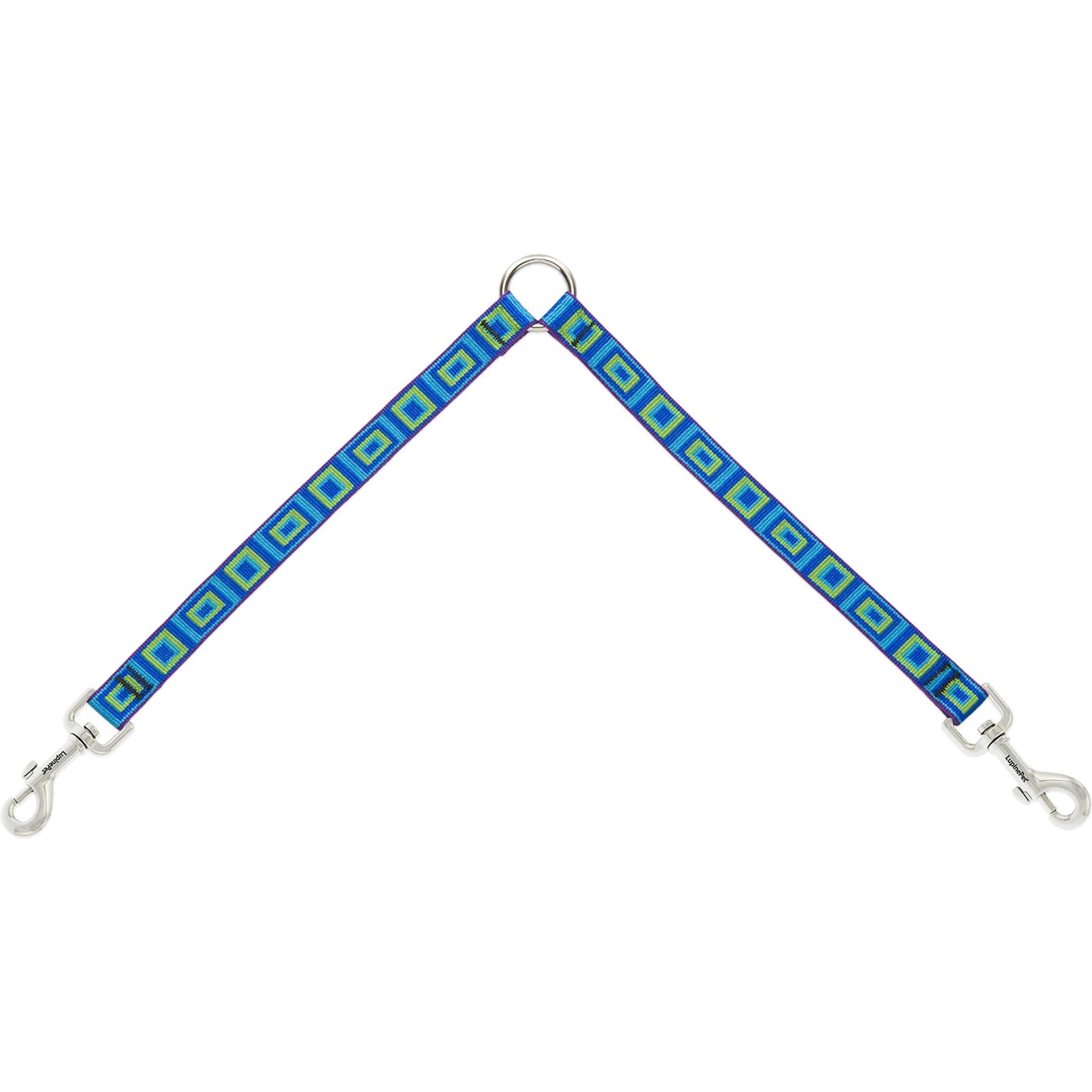 LupinePet Popular Picks Original Design Sea Glass Dog Leash Coupler, 24-in long, 3/4-in wide