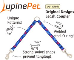 LupinePet Nature Inspired Original Design Social Butterfly Dog Leash Coupler, 18-in long, 1/2-in wide slide 2 of 7