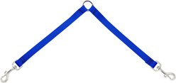 LupinePet Basic Solid Dog Leash Coupler, Blue, 24-in long, 3/4-in wide