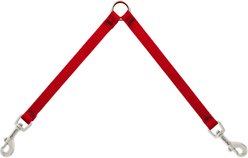LupinePet Basic Solid Dog Leash Coupler, Red, 18-in long, 1/2-in wide