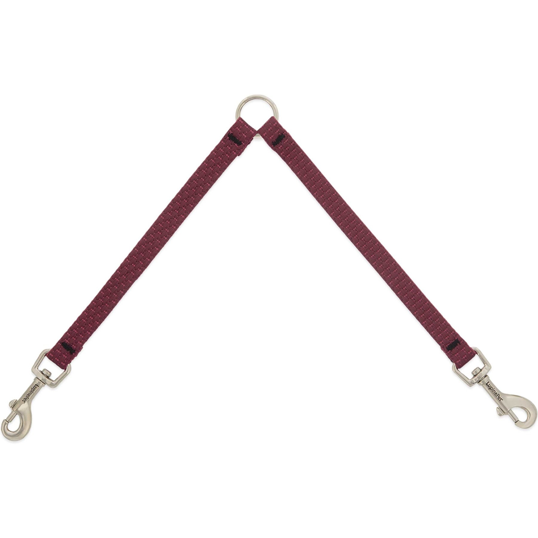 LupinePet ECO Recycled Dog Leash Coupler, Berry, 18-in long, 1/2-in wide