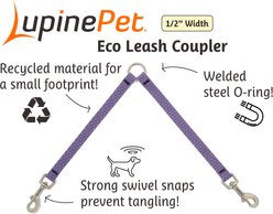 LupinePet ECO Recycled Dog Leash Coupler, Lilac, 18-in long, 1/2-in wide slide 2 of 7